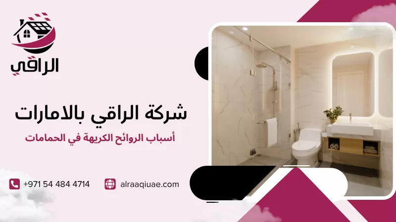 أسباب الروائح الكريهة في الحمامات